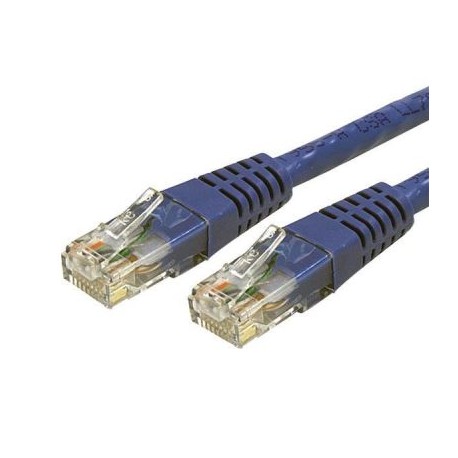 STARTECH CABLE AZUL MOLDEADO 2.1M UTP RJ45 MACHO-MACHO C6PATCH7BL
