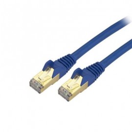 CABLE PATCH STARTECH RJ-45 MACHO CAT6A 15CM AZUL C6ASPAT6INBL