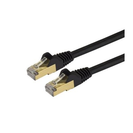 CABLE PATCH STARTECH RJ-45 MACHO CAT6A 2.4M NEGRO C6ASPAT8BK