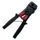 PINZAS PONCHADORAS BROBOTIX 376 RJ11/RJ12/RG45 COLOR NEGRO