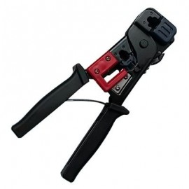 PINZAS PONCHADORAS BROBOTIX 376 RJ11/RJ12/RG45 COLOR NEGRO