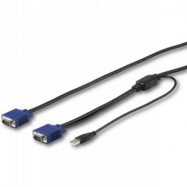 CABLE KVM STARTECH USB Y VGA 3M MONTAJE EN RACK RKCONSUV10