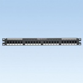 PANEL DE RJ-45 PANDUIT CARGADO 24 PUERTOS CAT5 E-TX ANCHO