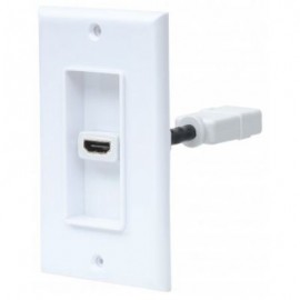 PLACA PARA PARED MANHATTAN HDMI 1 SALIDA BLANCO 771719