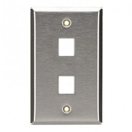 TAPA INDUSTRIAL BROBOTIX 170902 COLOR PLATEDO CON DOS RANURAS
