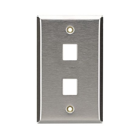 TAPA INDUSTRIAL BROBOTIX 170902 COLOR PLATEDO CON DOS RANURAS