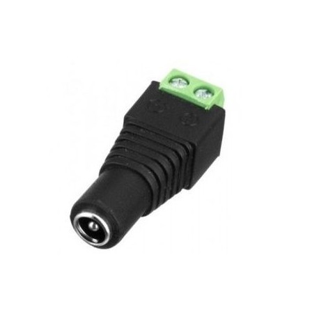 ADAPTADOR TIPO JACK BROBOTIX 170120 DC HEMBRA NEGRO COBRE