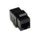 COPLE INTELLINET KEYSTONE CAT6 UTP NEGRO HEMBRA-HEMBRA 504898