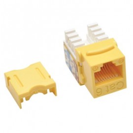 JACK CAT6 TRIPP LITE PUNCH DOWN 110 RJ45 AMARILLO N238-001-YW