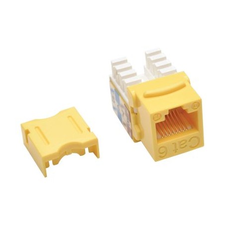 JACK CAT6 TRIPP LITE PUNCH DOWN 110 RJ45 AMARILLO N238-001-YW