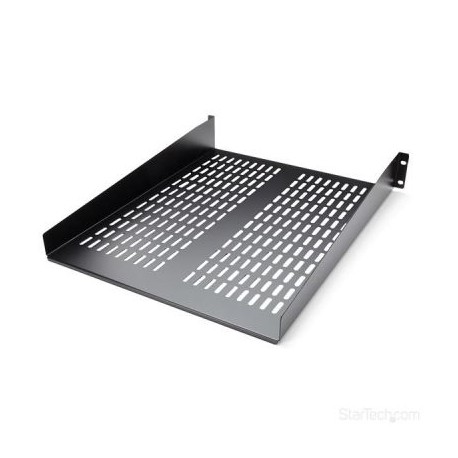 ESTANTE VENTILADO PROFUNDIDAD  FIJA 2U 22PUL 22KG STARTECH CABSHELF22V