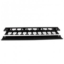 PANEL  HORIZONTAL 1U  CON CUBIERTA RACK  STARTECH CMDUCT1UX