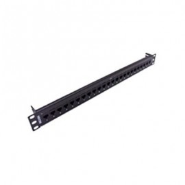 PANEL PARCHEO BELDEN 24 PTOS+CAT6 KEYCONNECT, 1U, NEGRO AX103253