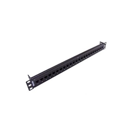 PANEL PARCHEO BELDEN 24 PTOS+CAT6 KEYCONNECT, 1U, NEGRO AX103253