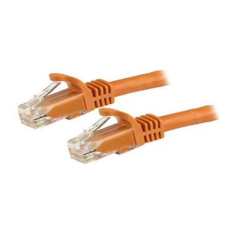 PATCHCORD STARTECH 100MBPS CAT6 ETHERNET RJ45 1M NARANJA N6PATC1MOR
