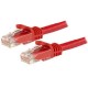 PATCHCORD STARTECH 100MBPS CAT6 ETHERNET RJ45 1M ROJO N6PATC1MRD