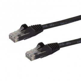 PATCHCORD STARTECH 100MBPS CAT6 ETHERNET RJ45 1M NEGRO N6PATC1MBK