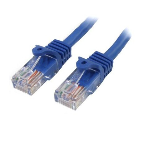 PATCHCORD STARTECH 100MBPS CAT5E ETHERNET RJ45 2M AZUL 45PAT2MBL