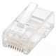 PLUG RJ45 CAT5E 2 PUNTAS MULTIFILAR (1 PIEZA) INTELLINET 790055