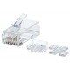 PLUG MODULAR INTELLINET PRO CAT6A RJ45 UTP SOLIDO 80 PZS 790550