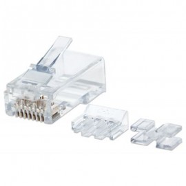 PLUG MODULAR INTELLINET PRO CAT6A RJ45 UTP SOLIDO 80 PZS 790550