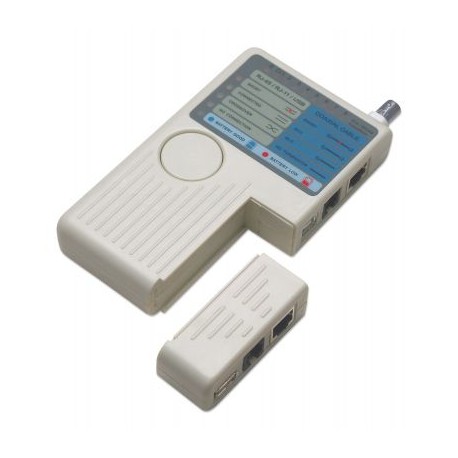 PROBADOR DE CABLES INTELLINET RJ-45/RJ-11/USB/BNC (351911)