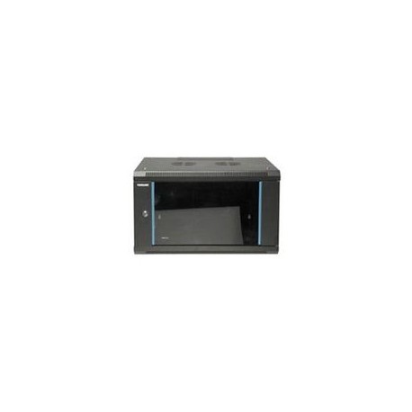 GABINETE DE 19" PARA MONTAJE EN PARED, 12 U, NEGRO, INTELLINET 203869