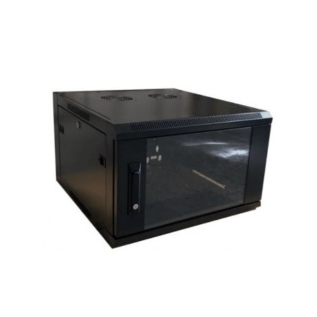 GABINETE DE PARED WAM WAM-WC06-UR-D NEGRO 6U 23 KG