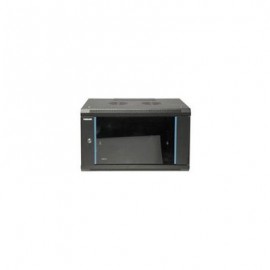 GABINETE DE 19" PARA MONTAJE EN PARED, 12 U, NEGRO, INTELLINET 203869