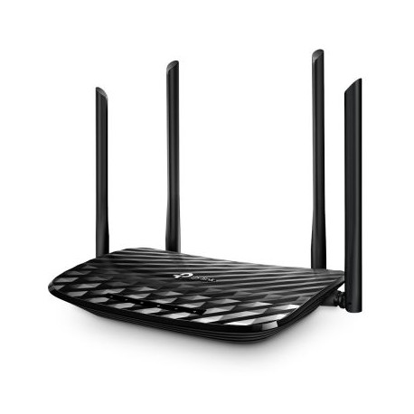 ROUTER TPLINK ARCHER C6 AC1200 2.4GHZ / 5GHZ 1200MBPS 1WAN 4LAN NEGRO