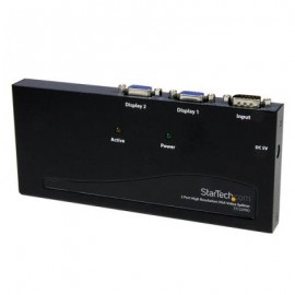 Duplicador Divisor Video VGA 2 Ptos 350MHz Splitter  STARTECH ST122PRO