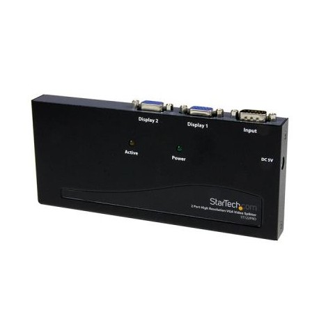 Duplicador Divisor Video VGA 2 Ptos 350MHz Splitter  STARTECH ST122PRO