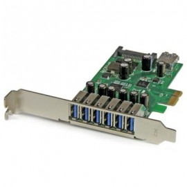 STARTECH TARJETA PCI EXP. 7 PTOS USB3.0 PERFIL BAJO COMPLETO PEXUSB3S7