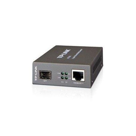 CONVERTIDOR DE MEDIOS  SOPORTA A LOS  MINIGBIC RJ45-SFP DE 1000MBPS MC
