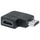 ADAPTADOR HDMI HEMBRA A MACHO MANHATTAN ÁNGULO IZQ DE 90° 353489