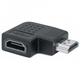 ADAPTADOR HDMI HEMBRA A MACHO MANHATTAN ÁNGULO IZQ DE 90° 353489