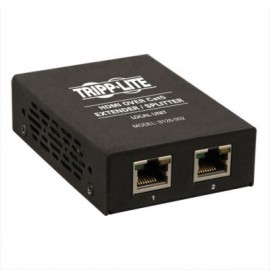 DIVISOR EXTENSOR HDMI TRIPP LITE C/2 PUERTOS SOBRE CAT5/CAT6 1080P 46M