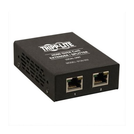 DIVISOR EXTENSOR HDMI TRIPP LITE C/2 PUERTOS SOBRE CAT5/CAT6 1080P 46M