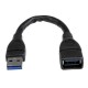 CABLE STARTECH USB A 3.0 15CM NEGRO USB3EXT6INBK