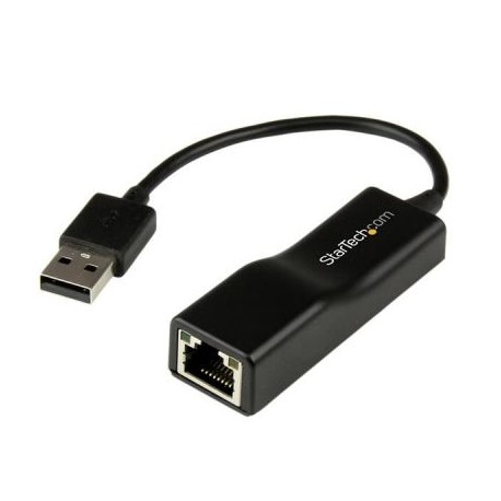 Adaptador Externo USB 2.0 Red  Fast  10 100 Mbps NIC  STARTECH USB2100