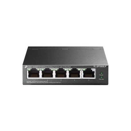 SWITCH POE TP LINK DE 5 PUERTOS 10/100 MBPS/POE 4 PUERTOS/TL-SF1005LP