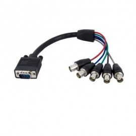 CABLE STARTECH VGA HD15 MACHO A 5X BNC COAXIAL HEMBRA VGABNCMF1