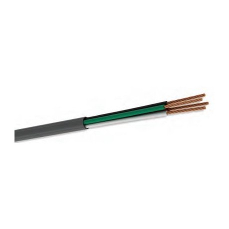 CABLE CONDUMEX PARA ALARMA 4 CONDUCTORES 22 AWG BOBINA 305 M BLANCO