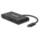 CONVERTIDOR VIDEO INTELLINET USB-C A HDMI/ DP/SVGA MST (HDMI Y DP 4K)