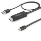 CABLE STARTECH CCONVERTIDOR HDMI A MINI DP 1M ALIMENTADO USB 4K 30HZ