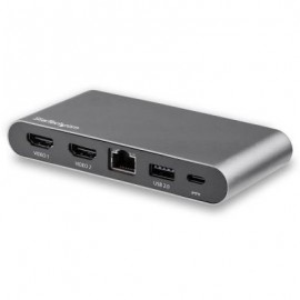 DOCKING STATION USB TIPO C DE VIDEO DOBLE HDMI WINDOWS PD