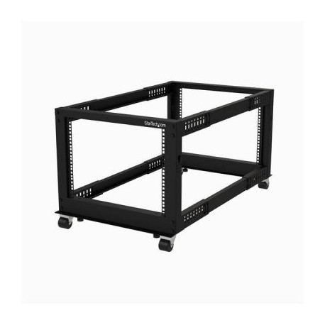 GABINETE STARTECH RACK DE MARCO ABIERTO 8U 4 POSTES AJUSTABLE
