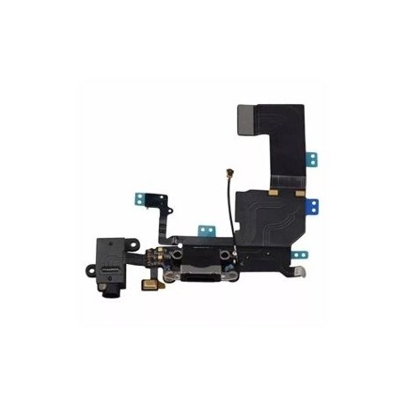 CENTRO DE CARGA IPHONE 5G (NEGRO)
