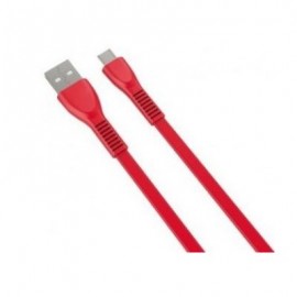 CABLE USB A MICRO USB NACEB TECHNOLOGY NA-0103R 1 METRO COLOR ROJO