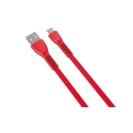 CABLE USB A MICRO USB NACEB TECHNOLOGY NA-0103R 1 METRO COLOR ROJO